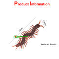 5 pcs x Simulation Plastic Centipede Toy Realistic Insect Prank Funny Toys.