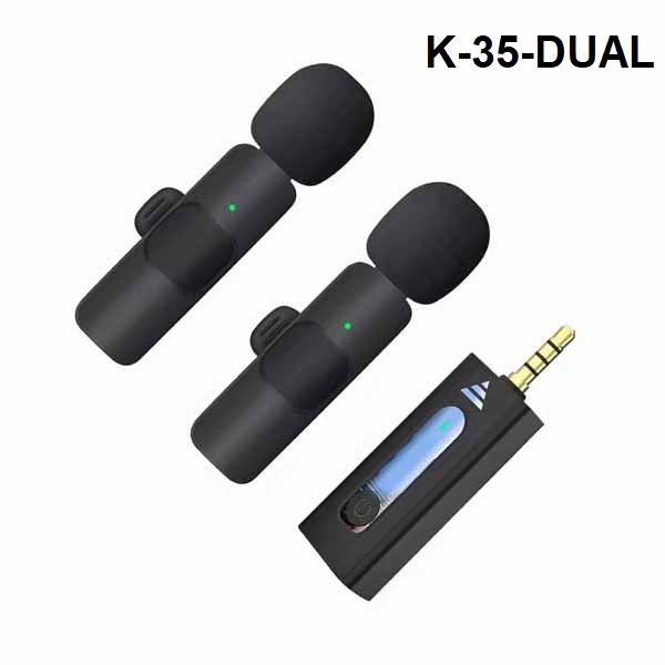 K35%20Dual%20Wireless%20Microphone%203.5mm%20Supported%20for%20Camera,%20Sound%20card,%20Smartphone%20Dual%20Mic%20and%20single%20receiver%20-%20Image%204