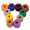 20Pcs Cymbal Stand Felt Washer Pad Replacement Round Soft for Drum Set Cymbals (Random Color ).