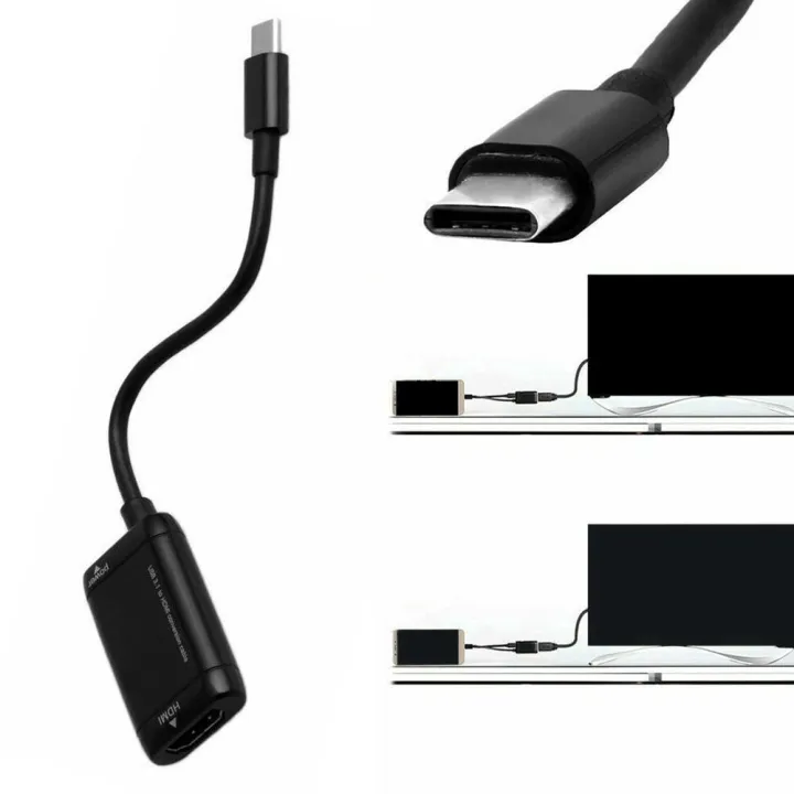 【The-Best】 USB-C C to Female Adapter / 1080P HD Audio Video Cable ...