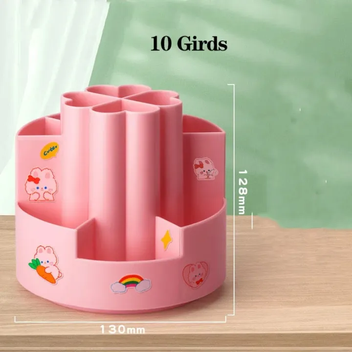Kawaii%20Desktop%20Pen%20Holder%20360%C2%B0rotatable%205gird%20Large-capacity%20Cute%20Stationery%20Creative%20Multifunctional%20Storage%20Box%20Desk%20Organizer%20-%20Image%207
