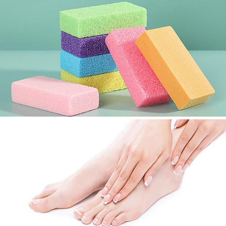 Exfoliate Feet Pedicure Handle Pumice Stone Scraper Foot File Dead