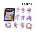 Panda Online Pet Hot Stamping Sticker Pack Instagram Retro Floral Guka Hand Tent Sticker.