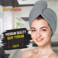 Premium Quality Hair Turban Super Absorbing Water Super absorbent towel for a quick dry Very absorbent and fast drying Drying hair while doing skin care Material: Microfiber material DRASTICALLY Save your Time No slipping , no dripping A button.