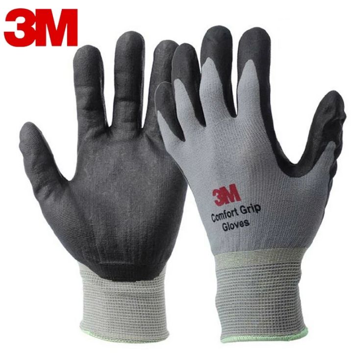3M Work Gloves Comfort Grip wearresistant Slipresistant Gloves Anti