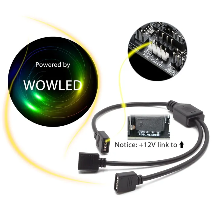 12V%204PIN%20Motherboard%205050%20RGB%20LED%20Strip%20+%2050cm%20cable%20PC%20Case%20for%20ASUS%20Aura%20SYNC%20MSI%20Mystic%20SYNC%20RGB%20Fusion%202.0%204Pin%20Mid%20Tower%20-%20Image%204