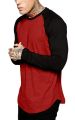 Streetwear Men Baseball Long Sleeve Splicing T-Shirt Crew Neck Fashion Casual Cago Sports Team Tee Autumn Tops. 
