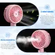 Portable Handheld Misting Fan with Water Mist, 3 Speed ​​Portable Misting Fan, Bulk Rechargeable Personal Misting Fan. 