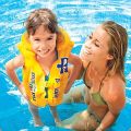 Kids Life Safety Swim Vest - Fun, Inflatable, and Safe for Ages 3-12 - Available in Pink, Blue and Yellow!. 