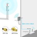 Rgeek Router Antenna Rg174 Sma Rp-Sma Male To Female Extension Cable Copper Feeder Wire For Coax Coaxial Wi-Fi Wifi Network. 