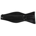 tie satin bow tie for men - black.