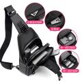 Weixier Men's Chest Bag 2021 New Outdoor Sports Messenger Bag Multifunctional Waterproof Oxford Cloth Shoulder Bag Sling Bag Men. 