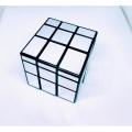 Mirror Cube 3x3 Speed Cube 3x3x3 Mirror Blocks Unequal Puzzle Silver.