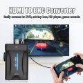 BNC TO HDMI-compatible Composite Video Signal Converter PAL NTSC Extender Coax Cable Splitter For TV.