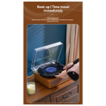 Bluetooth Enabled Vintage Turntable Phonograph Multi-Functional Wooden Record Player Vinyl Player Audio.