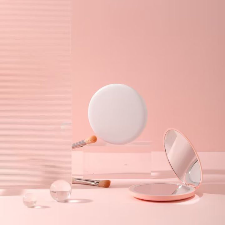 LED%20light%20makeup%20mirror%20foldable%20makeup%20small%20pocket%20mirror%20for%20women's%20luminous%20effect%20pink%20white%20mini%20mirror%20-%20Image%204
