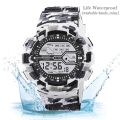 Men watch fashion sports digital waterproof shockproof luminous wristwatch.