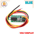 LED Display Mini 0.28 inch DC 0 -100V Digital Voltmeter 100V Volt Panel Indicator Monitor Voltage Meter-1PCS - Compact Digital Voltmeter -Blue.