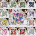 5Pcs Mix Random Flower Butterfly Decoupage Paper Napkins Floral Serviette Paper Tissues for Wedding Xmas Party Decor. 