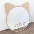 Acrylic Wall Mirror with Rope Hanging for Baby Room Decorative Bathroom. 