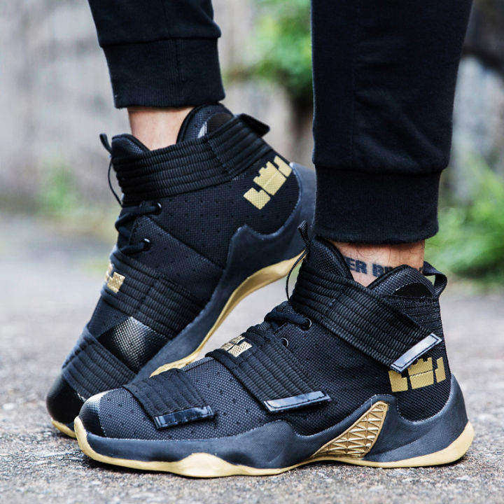 【Emotion HENG】Free Men's Sneaker Male Student Wear-Resistant Cement Floor Basketball Military and Tactical Boots Trendy All-Match High-Top Board Shoe