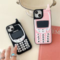 Creative and fashionable simulation mobile phone 3D personality Case for iPhone 16 15 Pro Max 14 13 12 Pro 11 Soft Cover. 