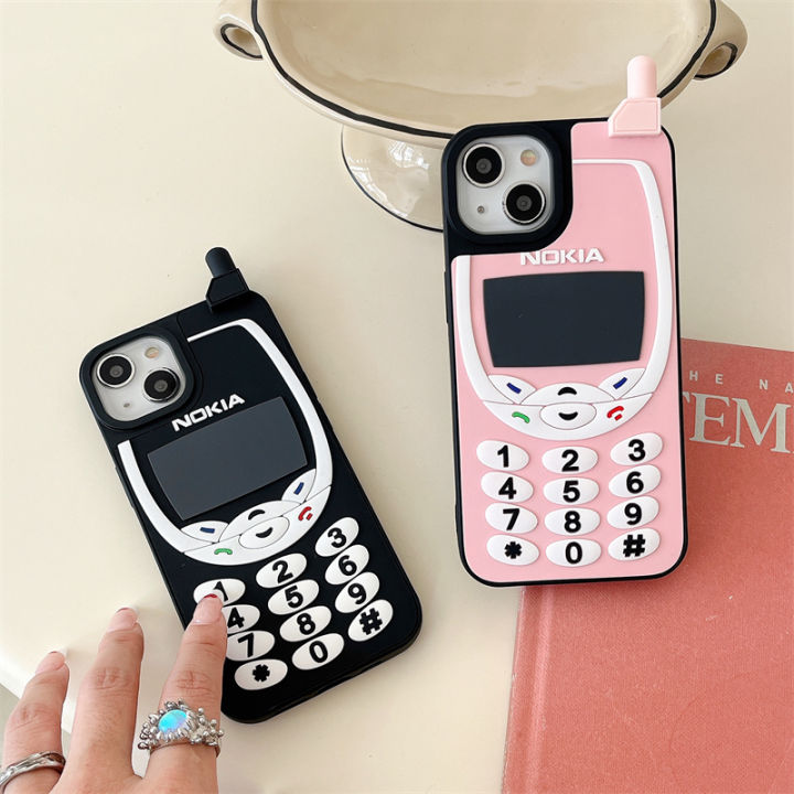 Creative%20and%20fashionable%20simulation%20mobile%20phone%203D%20personality%20Case%20for%20iPhone%2016%2015%20Pro%20Max%2014%2013%2012%20Pro%2011%20Soft%20Cover%20-%20Image%206