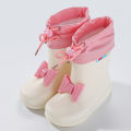 Star chasing foot new bow girls children's rain boots, water shoes, rubber shoes, rain boots, kindergarten treasure spot one piece delivery. 