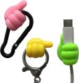 1 Pcs Self-Adhesive Thumb Up Cable Clip Key Hook Wall Hangers Earphone Cable Organizer Holder Desktop Cord Wire Clips Keeper Multi-Function.