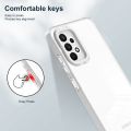 Transparent Phone Case For Samsung Galaxy A32 4G Soft TPU Shockproof Casing 2 in 1 Candy Colors Clear Silicone Back Cover. 