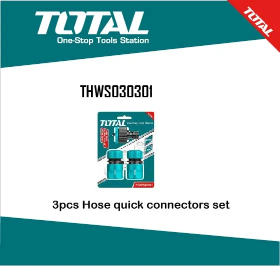 TOTAL%203pcs%20Hose%20Quick%20Connectors%20Set%20(Suitable%20for%20all%20TOTAL%20High%20Pressure%20Washers)%20THWS030301%20-%20Image%203