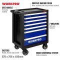 Workpro 7 Drawer Roller Cabinet for Tools Storage. 