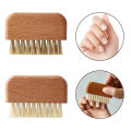 Bristle Nail Brush Wood Nail Brush Foot Dead Skin Grinding Scrubbing Tools Nail Art Accessories Cleaning Brush Manicure Supplies Yao Store.