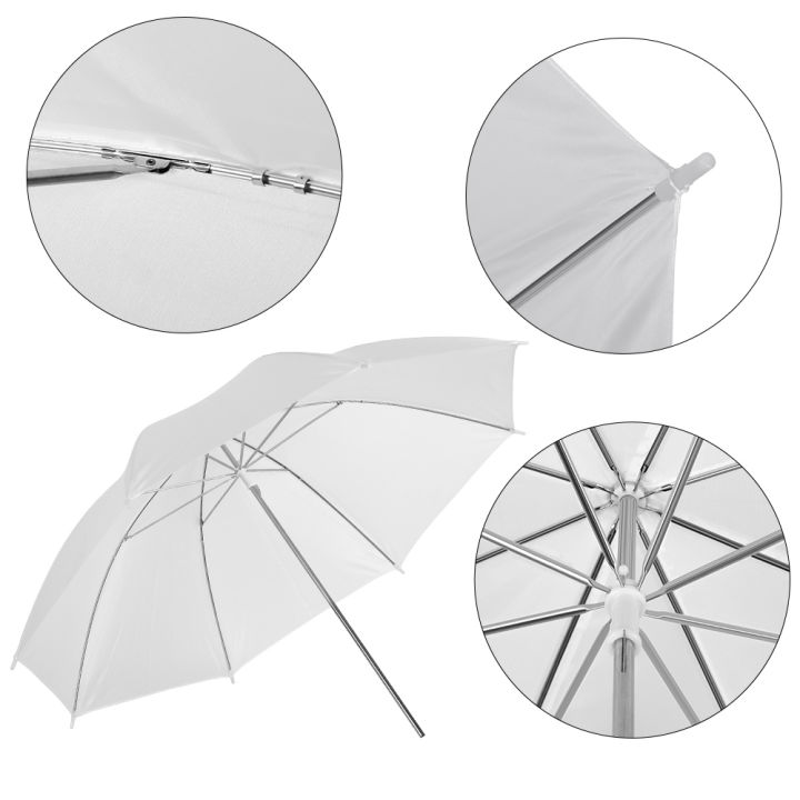 Reflective%20Umbrella%20Photo%20Studio%20Set%2033%20'%2084%20cm%20Silver%20White%20Soft%20Light%20Umbrella%20+%20Dual-use%204%20Pieces%20Photography%20Accessories%20House%20Foocus%20-%20Image%205