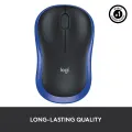 Logitech M185 Wireless Mouse, 2.4GHz with USB Mini Receiver, 12-Month Battery Life, 1000 DPI Optical Tracking, Ambidextrous PC / Mac / Laptop. 
