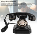 Retro Rotary Phone Retro Landline Phone Classic Rotary Dial for Bar.