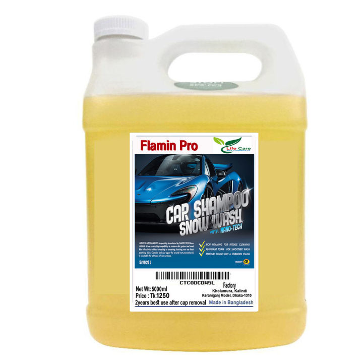 Flamin Pro Foaming Auto Wash Shampoo 5L