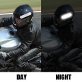 80/40/10PCS Helmet Safety Warning Reflective Stickers Waterproof High Visibility Reflector Tape for Night Riding Walking Car.