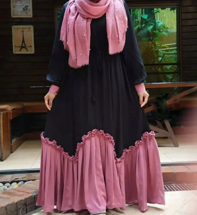 Stylish%20Flora%20Gown%20borka%20irani%20stylish%20party%20borka%20hijab%20fashion%20collection%20Fashionable%20khimar%20Lycra%20borka%20for%20Women%20-%20Image%202