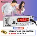 Fashions NEW 200W Amplifier Bluetooth DIY MP3 WAV Decoder Board DC 12V 100W Wireless Car USB MP3 Player TF Card Slot USB FM with Mic. 