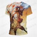 Avatar The Last Airbender Short Sleeve T shirt men boys fashion cartoon oversized T shirt summer casual loose male clothes 4XL. 