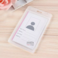 Transparent 614 White Plastic Card Sleeve ID Badge Case Clear Bank Credit Card Badge Holder. 