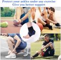 1 pair Sports Ankle Brace Adjustable Ankle Support Brace for Running Sports  Football Basketball Exercise Aid for Ankle Protection Elastic Ankle Support. 