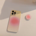 Gradient Pink Bracket 14 Pro Max Apple Phone Case 12 for iphone 13 Spring Summer XR Film 15 Huawei. 