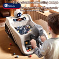 GC Kids Electric Pinball Machine Rechargeable Interstellar Pinball Game Machine With Moving Target Music For Boys Girls. 