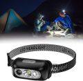 Led Headlamp,Headband Flashlight 3 Modes Waterproof Motion Sensor Lamp for Outdoor Camping Hiking Cycling Fishing Running Repairing.