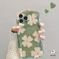 Fresh Flowers Case For Samsung A03 A13 A20 A14 A32 A10s A23 A11 A02s A04 A20s A04s A12 A30 A24 A03s A50 A52 A51 A21s A30s Wavy Curved Edge Glossy Soft Tpu Floral Back Cover. 