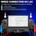 BEBONCOOL Ergonomic Joystick Controller For Nintendo Switch/Switch OLED Gamepad Joy Pad Wired 6-Axis Gyro Video Game Controller.
