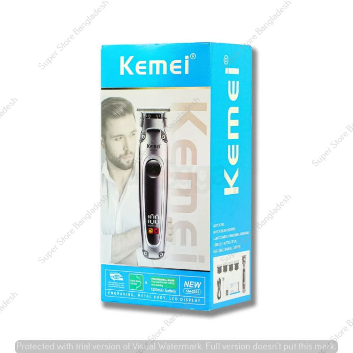 KEMEI%20KM-2261%20Hair%20Beard%20Shaver%20High%20Quality%20Professional%20Men's%20Trimmer%20-%20Image%208