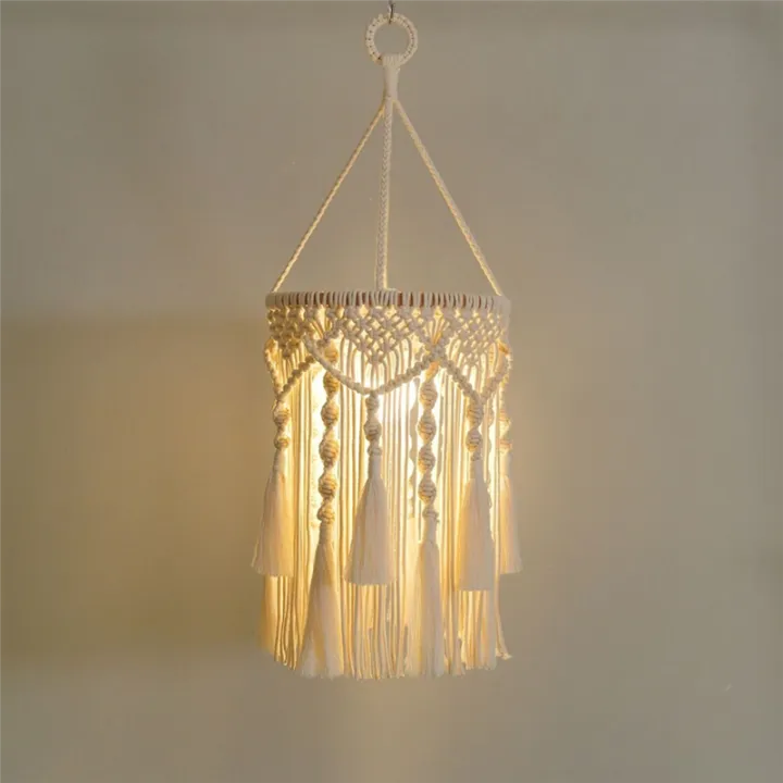 Boho%20Lamp%20Shade%20Boho%20Hanging%20Lamp%20Handmade%20Macrame%20Lamp%20Shade%20Plug%20in%20Pendant%20Light%20Bohemian%20Hanging%20Lights%20-%20Image%204